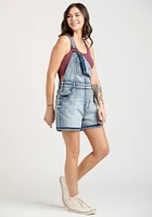 Women's Cuffed Denim Relaxed Fit Shortall