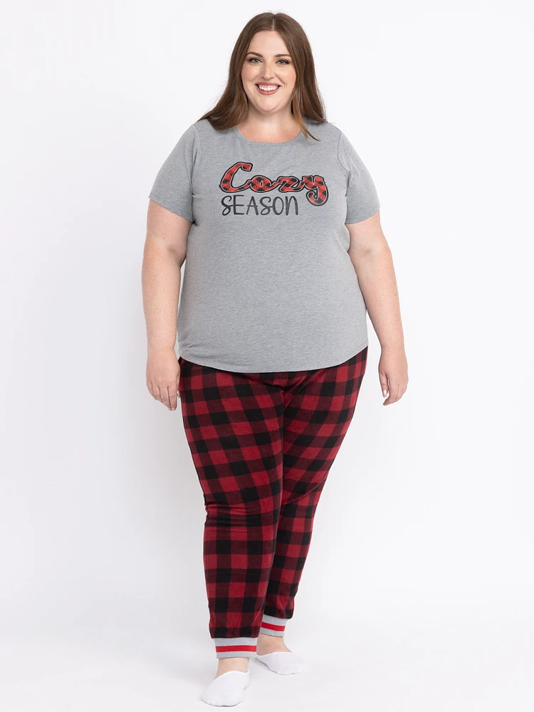 Women's Plaid Sleep Jogger