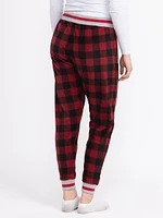 Women's Plaid Sleep Jogger