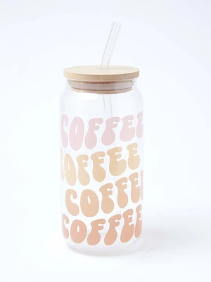 Coffee Lover Glass Tumbler