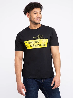 Men's Thank-you for Pot Smoking Tee