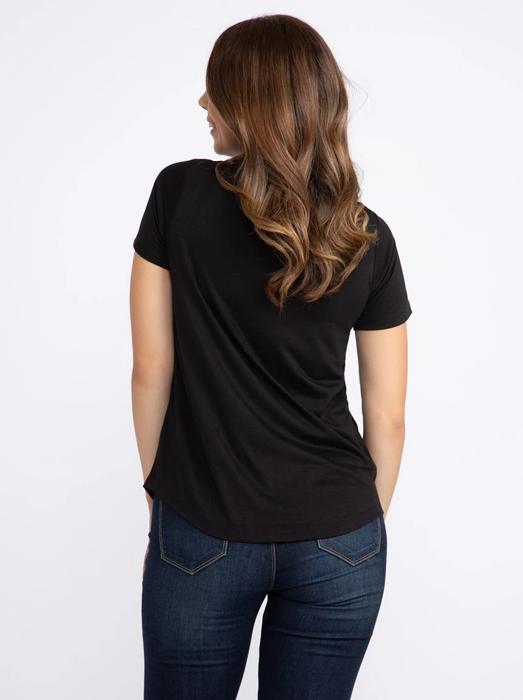 Women's Naughty Scoop Neck Tee