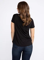 Women's Naughty Scoop Neck Tee