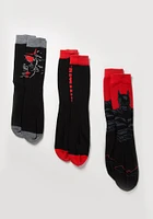 Men's 3 Pack The Batman Socks