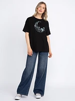 Women's Moon Oversized Tee