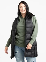 Women's Long Puffer Vest