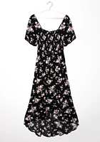 Women's High Low Wrap Dress