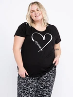 Women's Heart Sleep Tee