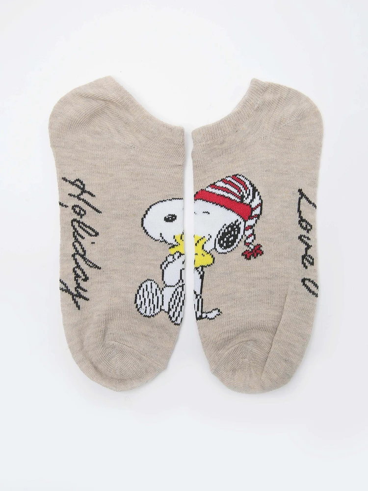 Women's Peanuts Holiday Socks