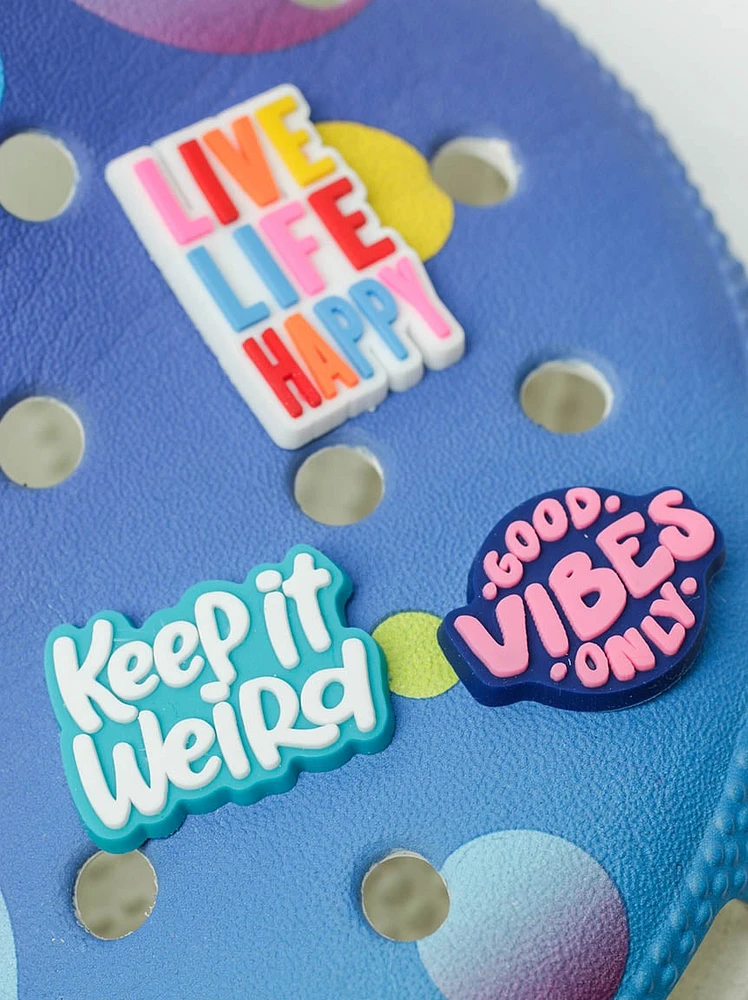 Good Vibes Shoe Charms