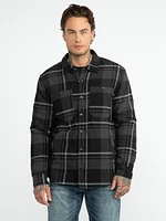 Men's Plaid Flannel Shacket