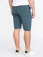 Men's Teal Textured Hybrid Shorts