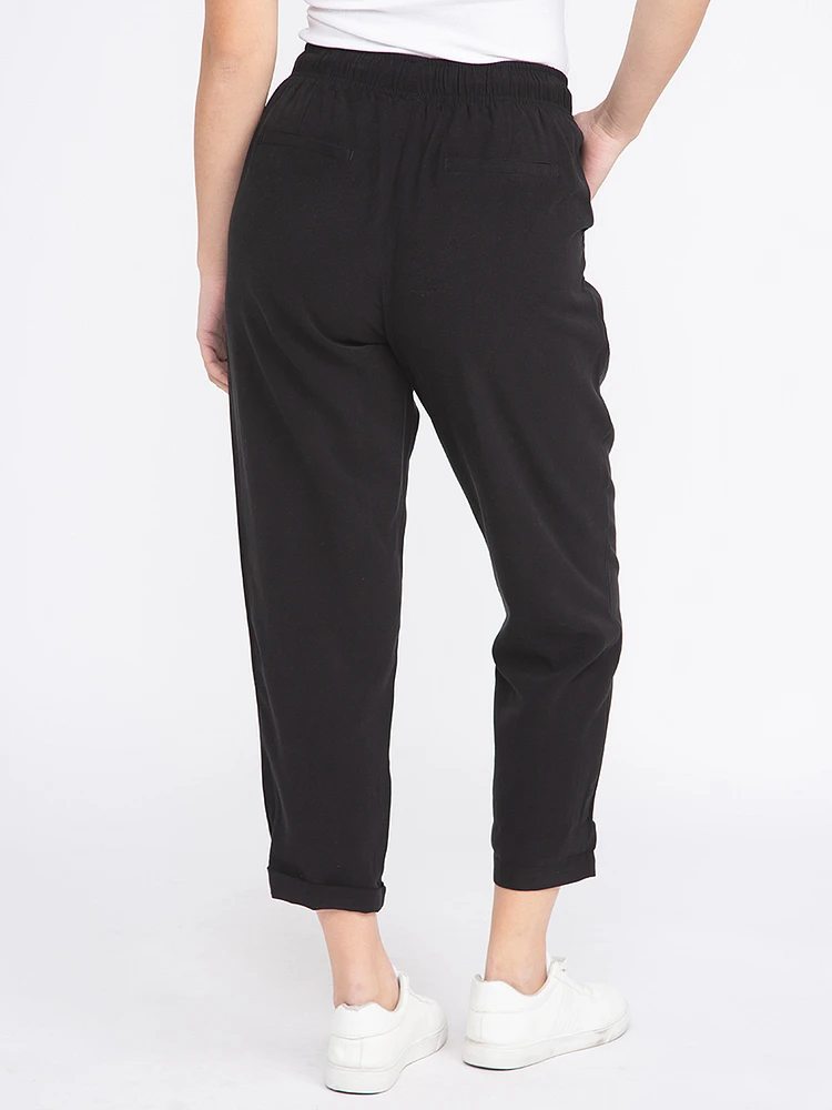 Women's Soft Pull-on Utility Cropped Weekender Pants