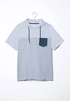 Men's Everyday Hooded Stripe Tee