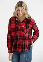 Women's Buffalo Plaid Hoodie