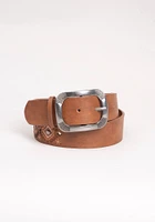 Embroidered Brown Belt