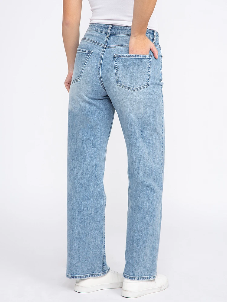Women's High Rise Wide Leg Jeans