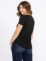 Women's Drapey Scoop Neck Tee