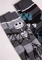 2pk Nightmare Before Christmas Crew Socks