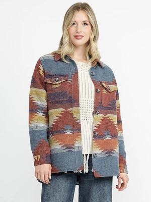 Women's Geometric Shacket