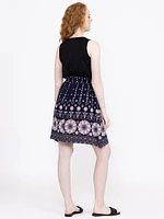 Women's Border Print Tank Dress