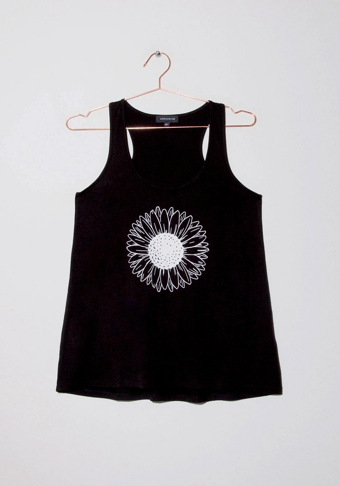 Women's Sunflower Racerback Tank