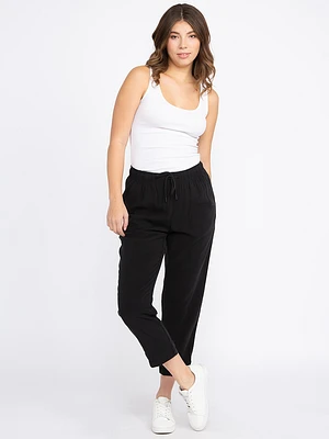 Women's Soft Pull-on Utility Cropped Weekender Pants