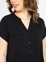 Women's Button Front Blouse