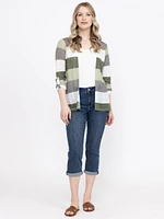 Women's Stripe Cardigan