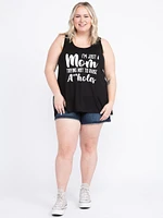 Women's Mom Racerback Tank