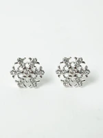 Women's Snowflake Stud Earrings