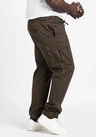 Men's Brown Cargo Twill Sneaker Pant