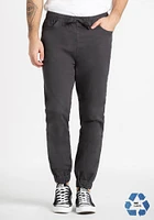 Men's 5 Pocket Dark Grey Twill Jogger