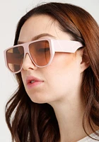 Women's Geometric Arm Sunglasses