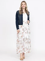 Women's Lace Top Maxi Dress