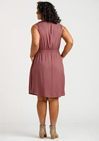 Women's Half Button Dress