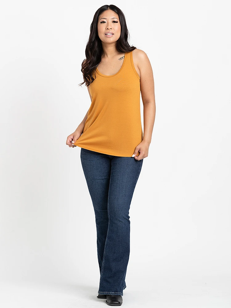 Women's Scoop Neck Loose Fit Tank