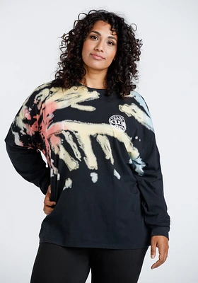 Women's Tie Dye Long Sleeve Tee