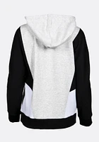 Women's Colour Block Zip Hoodie