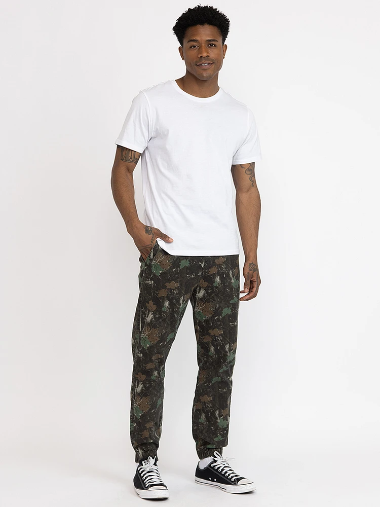Men's Camo Twill Jogger