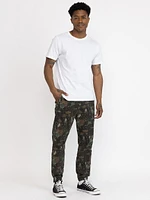 Men's Camo Twill Jogger
