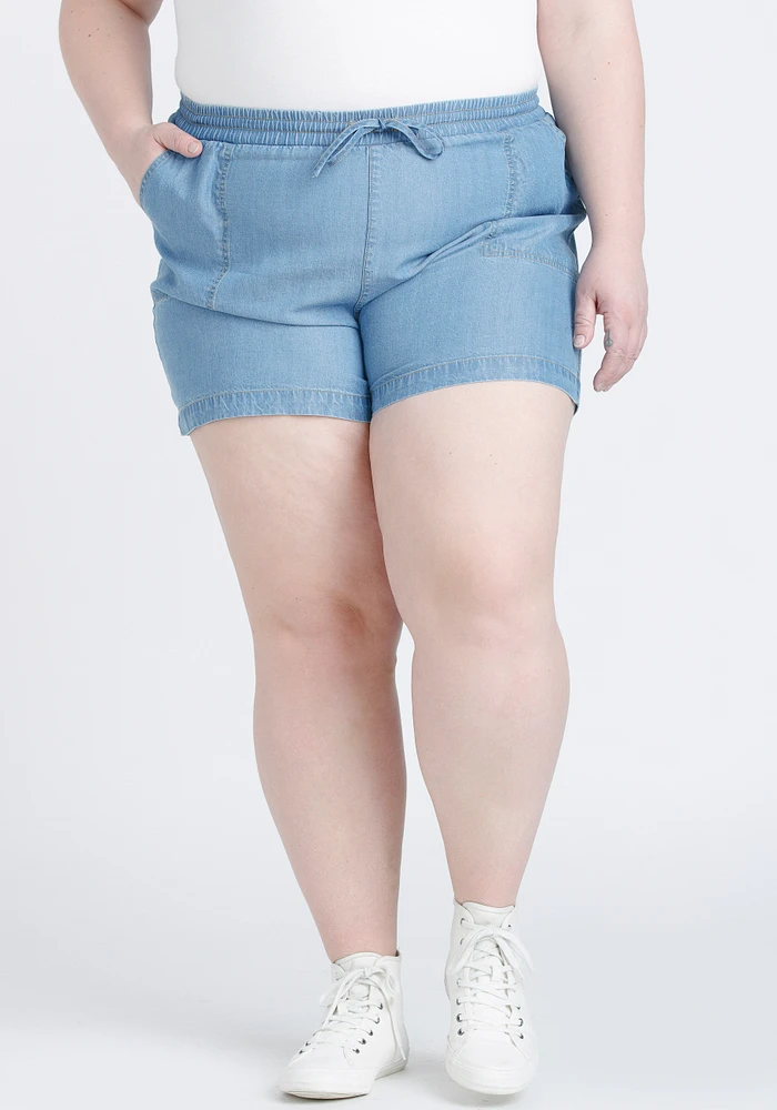 Women's Pull-on Light Weight Denim Short