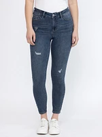 Women's Destroyed Ankle Skinny Jeans