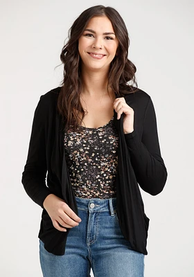 Women's Slouchy Pocket Cardigan