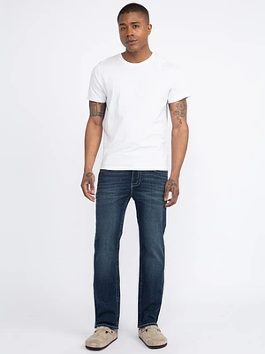 Men's Comfort Denim Slim Straight Jeans