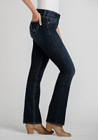 Women's Dark Wash Curvy Baby Boot Jeans