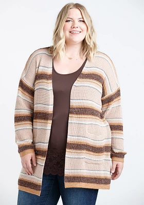 Women's Stripe Cardigan