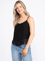 Women's Fringe Hem Tank Top