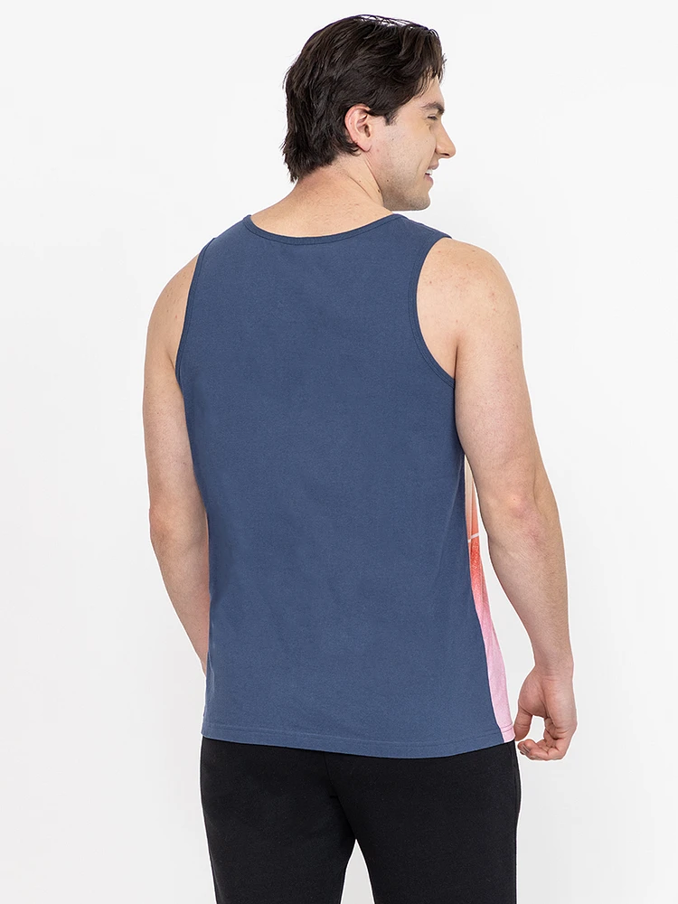 Men's Colour Block Tank