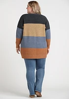 Women's Colour Block Cardigan